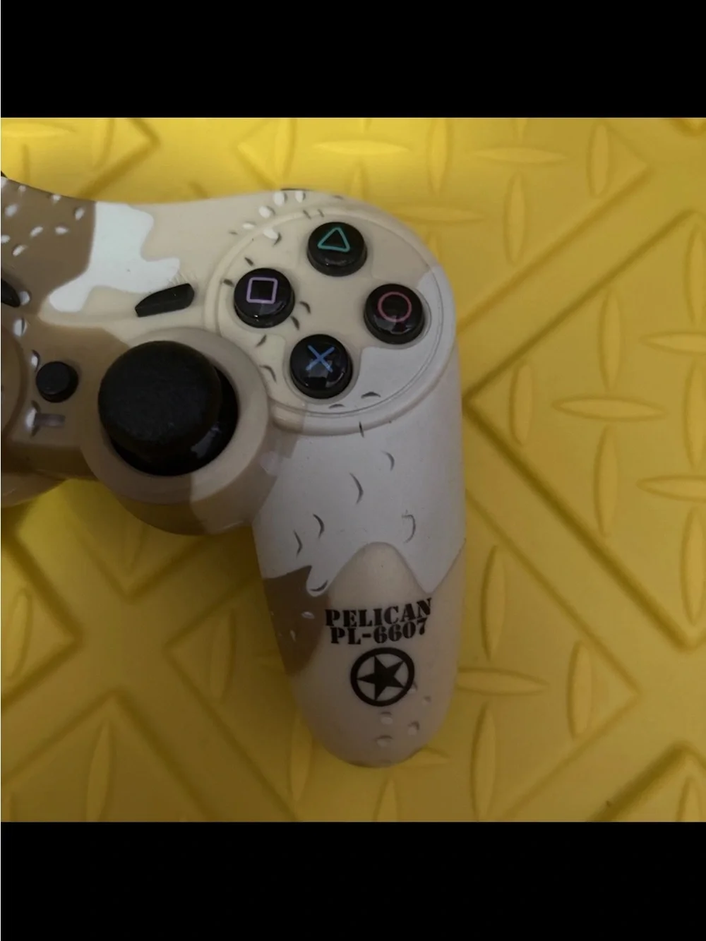 PS2 Pelican Predator PL-6607 Camo Wireless Controller - Power Tested NO DONGLE